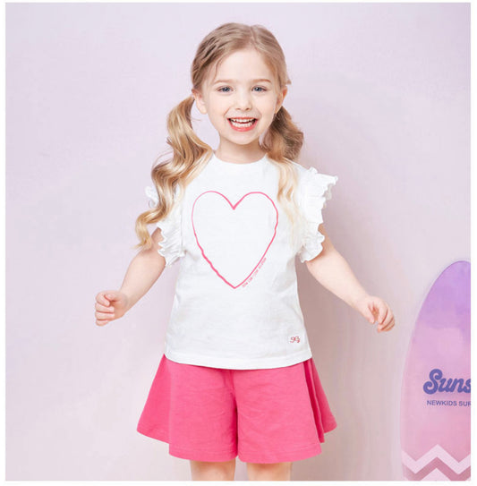 Super Sweetheart Sets - White / Pink