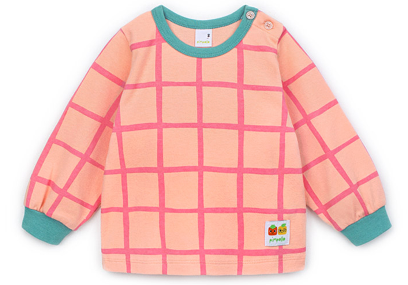 Check Pattern Pajama Set - Pink
