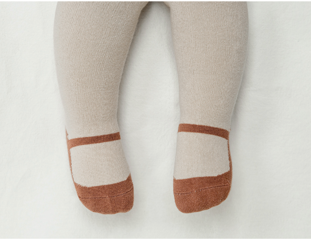 Baby Girl Tights - Ivory