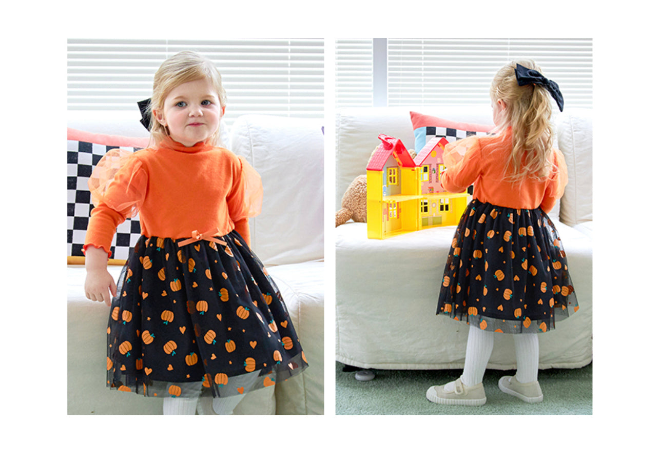 Berry Pumpkin Halloween Dress