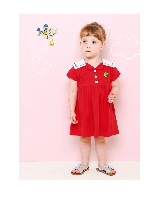 Red Schoollook Dress