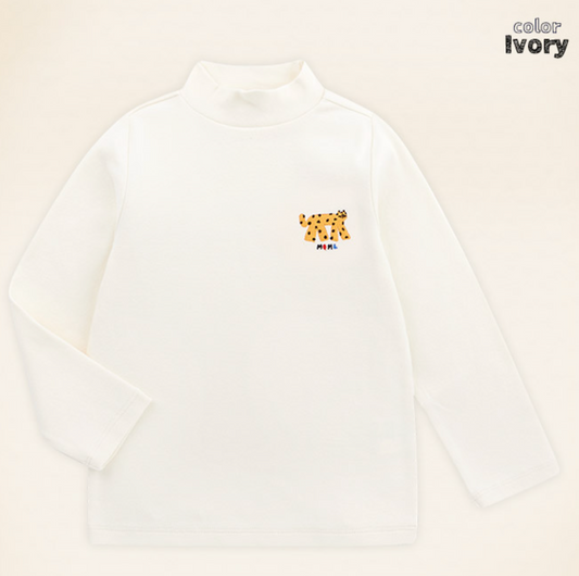 Friends Embroidered Long Sleeve Shirt - Ivory